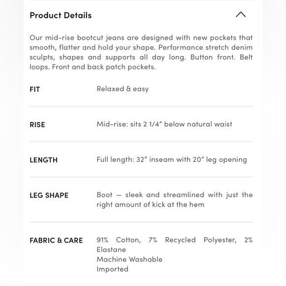 NWT Ann Taylor The Boot Jean Size 14 - Picture 5 of 5